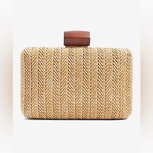 Shiraleah Natural Straw Clutch